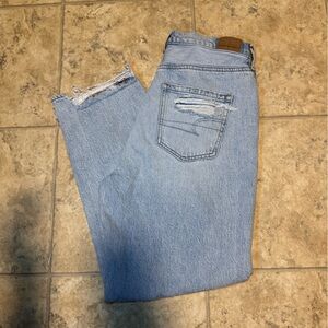American Eagle Outfitters Light Blue Boyfriend Jeans